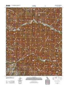 Zaca Lake 2012 topographic map thumbnail