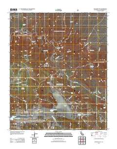 Big Bear City 2012 topographic map thumbnail