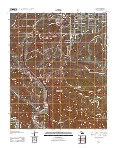 Cajon 2012 topographic map thumbnail