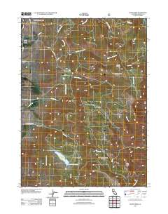 Davis Creek 2012 topographic map thumbnail