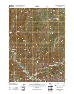 Forks of Salmon 2012 topographic map thumbnail