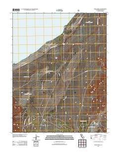 Mono Mills 2012 topographic map thumbnail