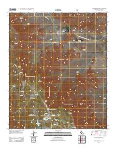 Monument Peak 2012 topographic map thumbnail