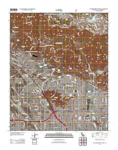 San Bernardino North 2012 topographic map thumbnail
