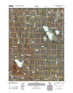 Silva Flat Reservoir 2012 topographic map thumbnail
