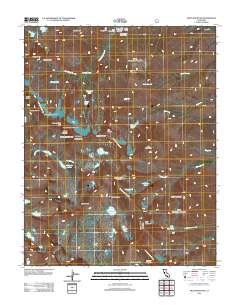 Split Mountain 2012 topographic map thumbnail