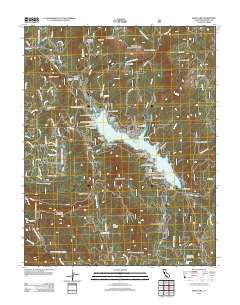 Bass Lake 2012 topographic map thumbnail