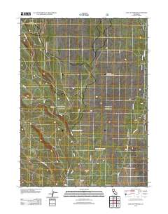 East of Pondosa 2012 topographic map thumbnail
