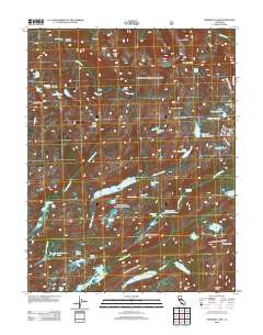 Emigrant Lake 2012 topographic map thumbnail