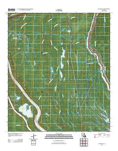 Cow Bayou 2012 topographic map thumbnail