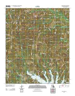Curr Creek 2012 topographic map thumbnail
