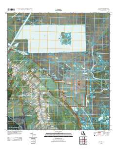 Cut Off 2012 topographic map thumbnail