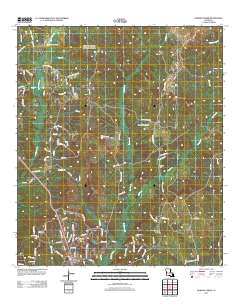 Dowden Creek 2012 topographic map thumbnail