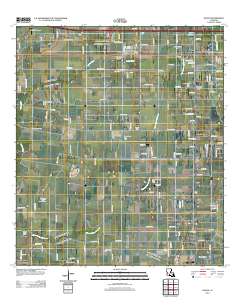 Duson 2012 topographic map thumbnail