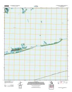 Eastern Isles Dernieres 2012 topographic map thumbnail