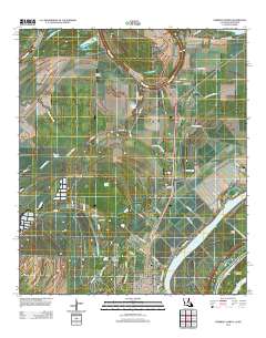Ferriday North 2012 topographic map thumbnail