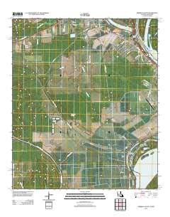 Ferriday South 2012 topographic map thumbnail