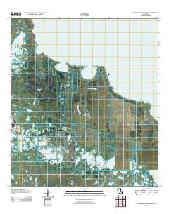 Floating Turf Bayou 2012 topographic map thumbnail