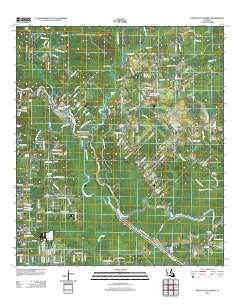 French Settlement 2012 topographic map thumbnail