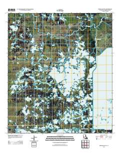 Greens Bayou 2012 topographic map thumbnail