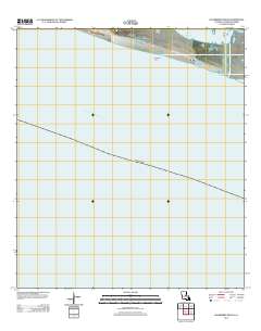 Hackberry Beach 2012 topographic map thumbnail