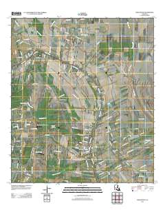 Arnaudville 2012 topographic map thumbnail