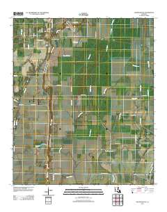 Baxter Bayou 2012 topographic map thumbnail