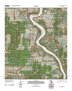 Bayou Current 2012 topographic map thumbnail