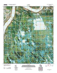 Belle Chasse 2012 topographic map thumbnail