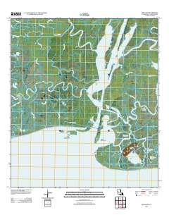 Belle Isle 2012 topographic map thumbnail
