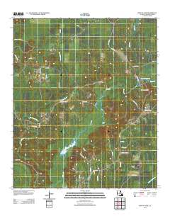 Bodcau Lake 2012 topographic map thumbnail