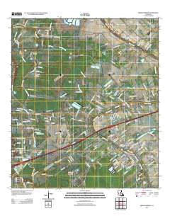 Breaux Bridge 2012 topographic map thumbnail