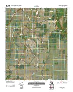 Caraway Lake 2012 topographic map thumbnail
