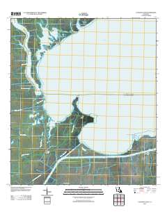 Catahoula Bay 2012 topographic map thumbnail