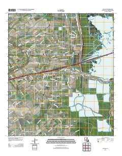 Cecilia 2012 topographic map thumbnail