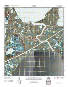 Chef Menteur 2012 topographic map thumbnail