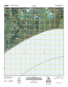 Cheniere au Tigre 2012 topographic map thumbnail