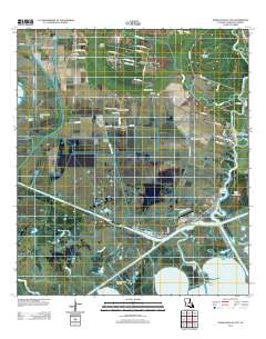 Intracoastal City 2012 topographic map thumbnail