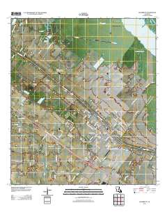 Jeanerette 2012 topographic map thumbnail