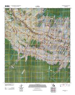 Labadieville 2012 topographic map thumbnail