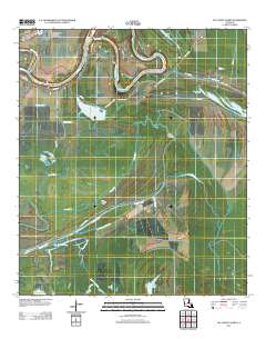 Lac Sainte Agnes 2012 topographic map thumbnail