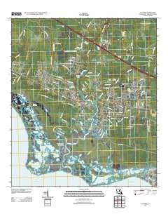Lacombe 2012 topographic map thumbnail