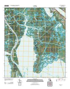 Lafitte 2012 topographic map thumbnail