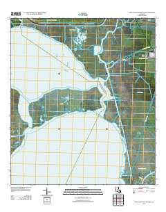 Lake Cataouatche East 2012 topographic map thumbnail