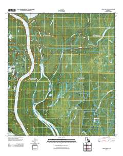 Lake Chicot 2012 topographic map thumbnail