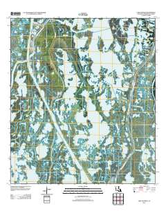 Lake Quitman 2012 topographic map thumbnail