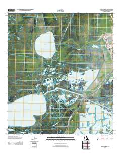 Lake Theriot 2012 topographic map thumbnail