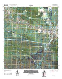 Larose 2012 topographic map thumbnail