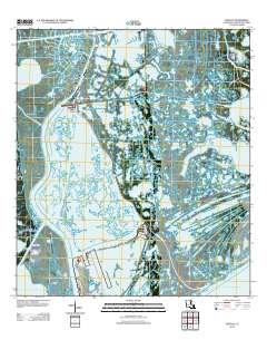 Leeville 2012 topographic map thumbnail