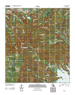 Lena 2012 topographic map thumbnail
